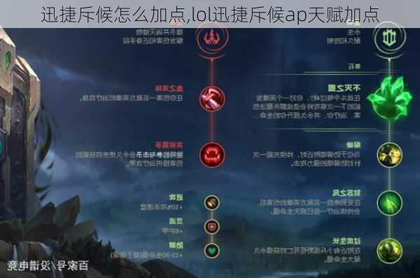 迅捷斥候怎么加点,lol迅捷斥候ap天赋加点