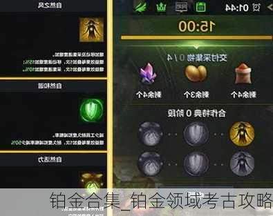 铂金合集_铂金领域考古攻略