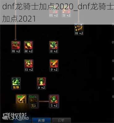 dnf龙骑士加点2020_dnf龙骑士加点2021