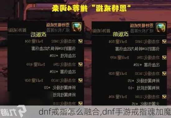 dnf戒指怎么融合,dnf手游戒指魂加魔