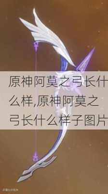 原神阿莫之弓长什么样,原神阿莫之弓长什么样子图片