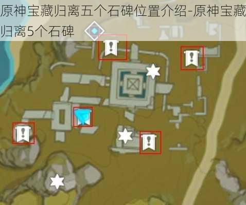 原神宝藏归离五个石碑位置介绍-原神宝藏归离5个石碑