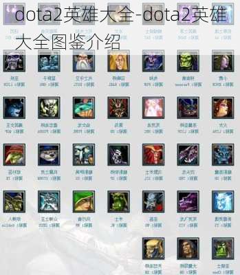 dota2英雄大全-dota2英雄大全图鉴介绍