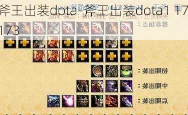 斧王出装dota-斧王出装dota1 17173