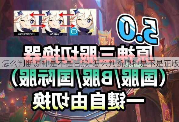 怎么判断原神是不是官服-怎么判断原神是不是正版