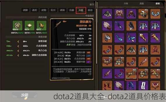 dota2道具大全-dota2道具价格表